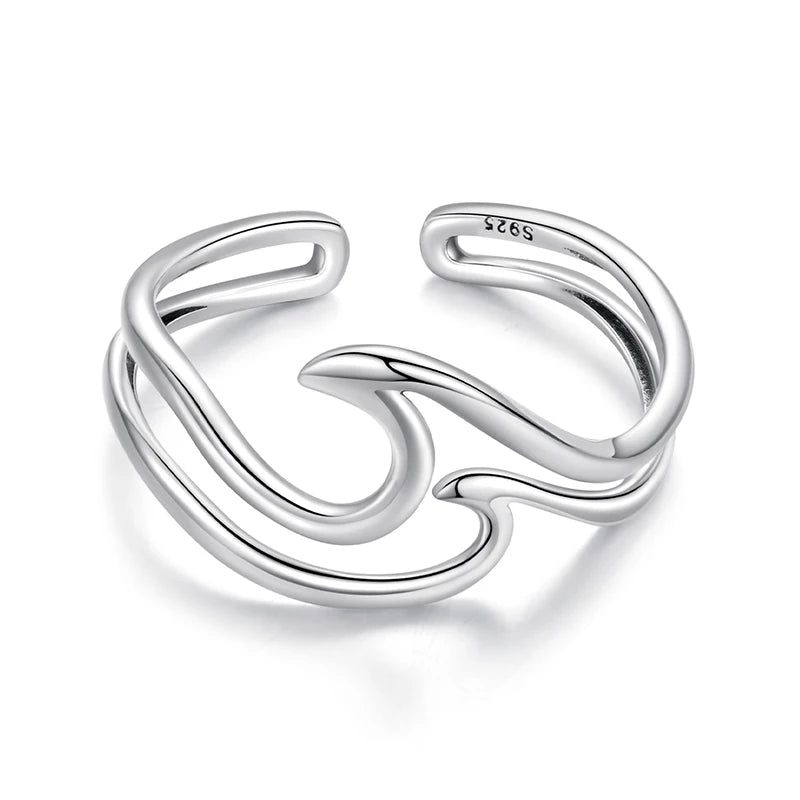 Gifted Tide Silver Ring