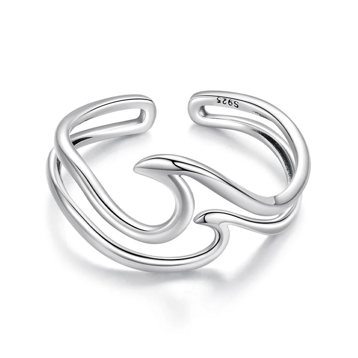 Gifted Tide Silver Ring