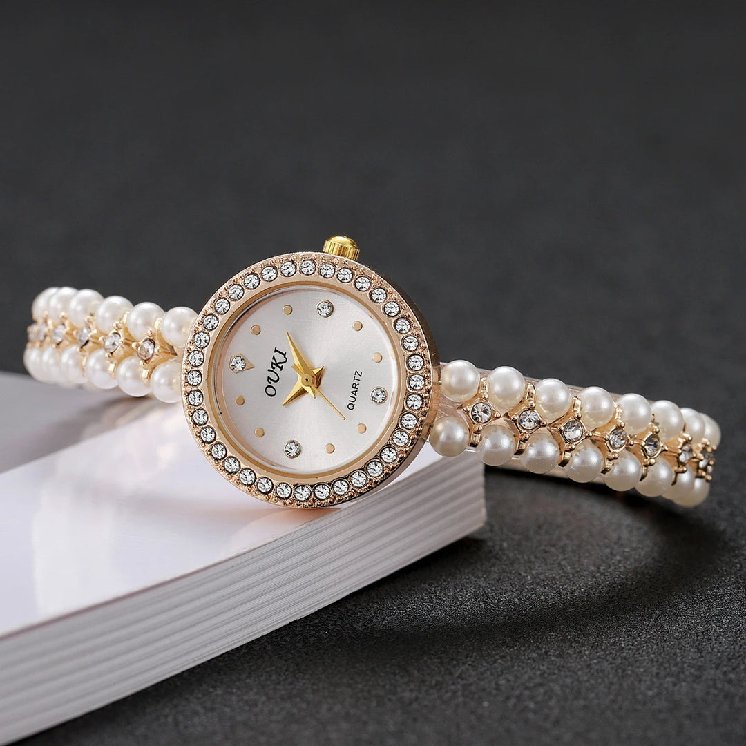 Vivianne Pearl Bracelet Watch