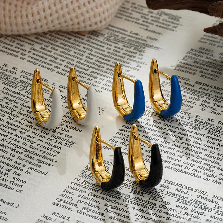 Forma U 18k Gold-Plated Hoops