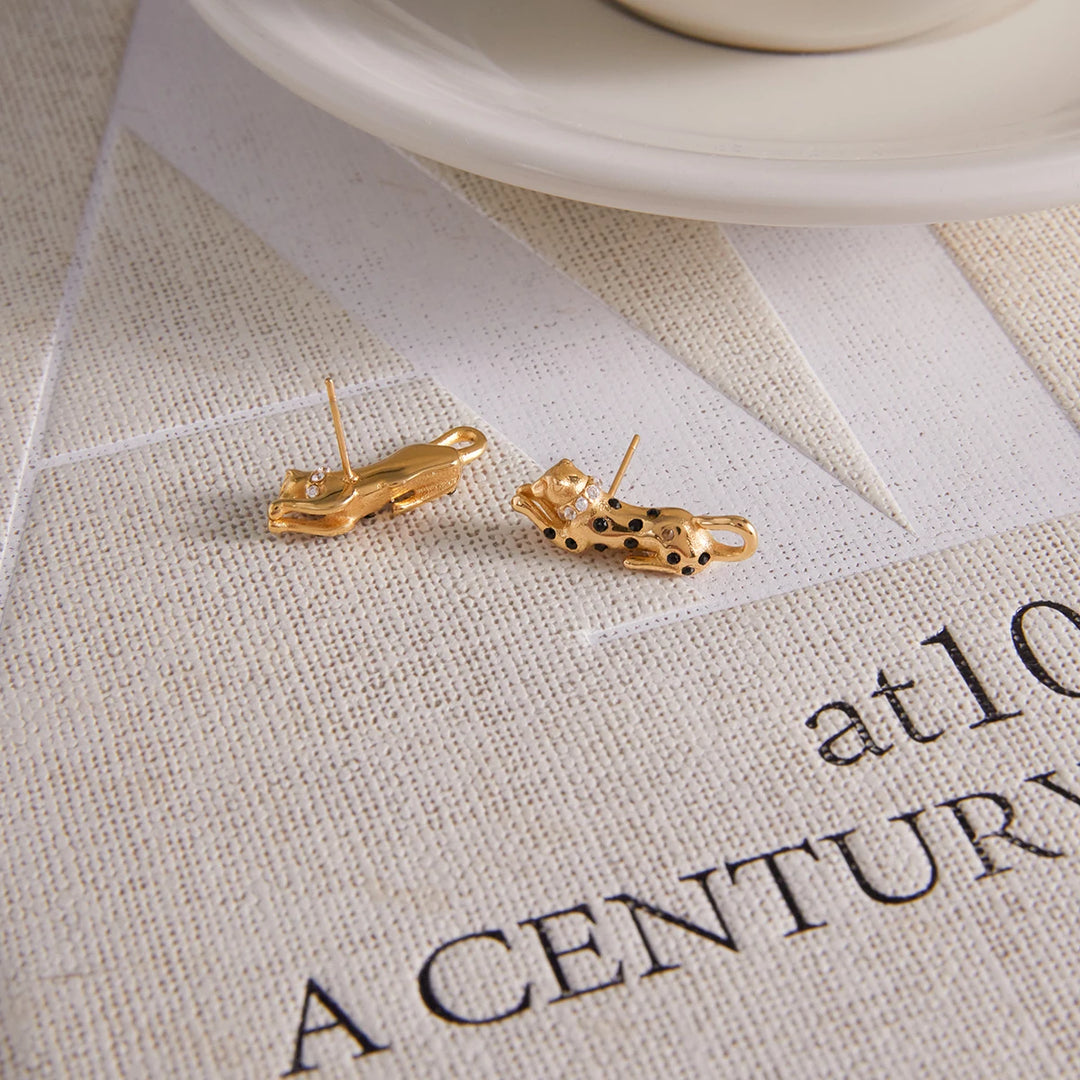 Softly Wild Gold-Plated Earrings