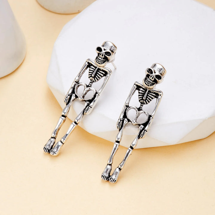 Astor Skeleton Dangle Earrings