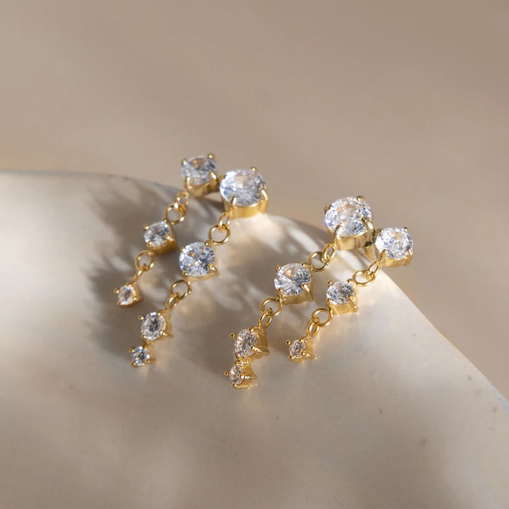 Aurelia Twin Drop Earrings