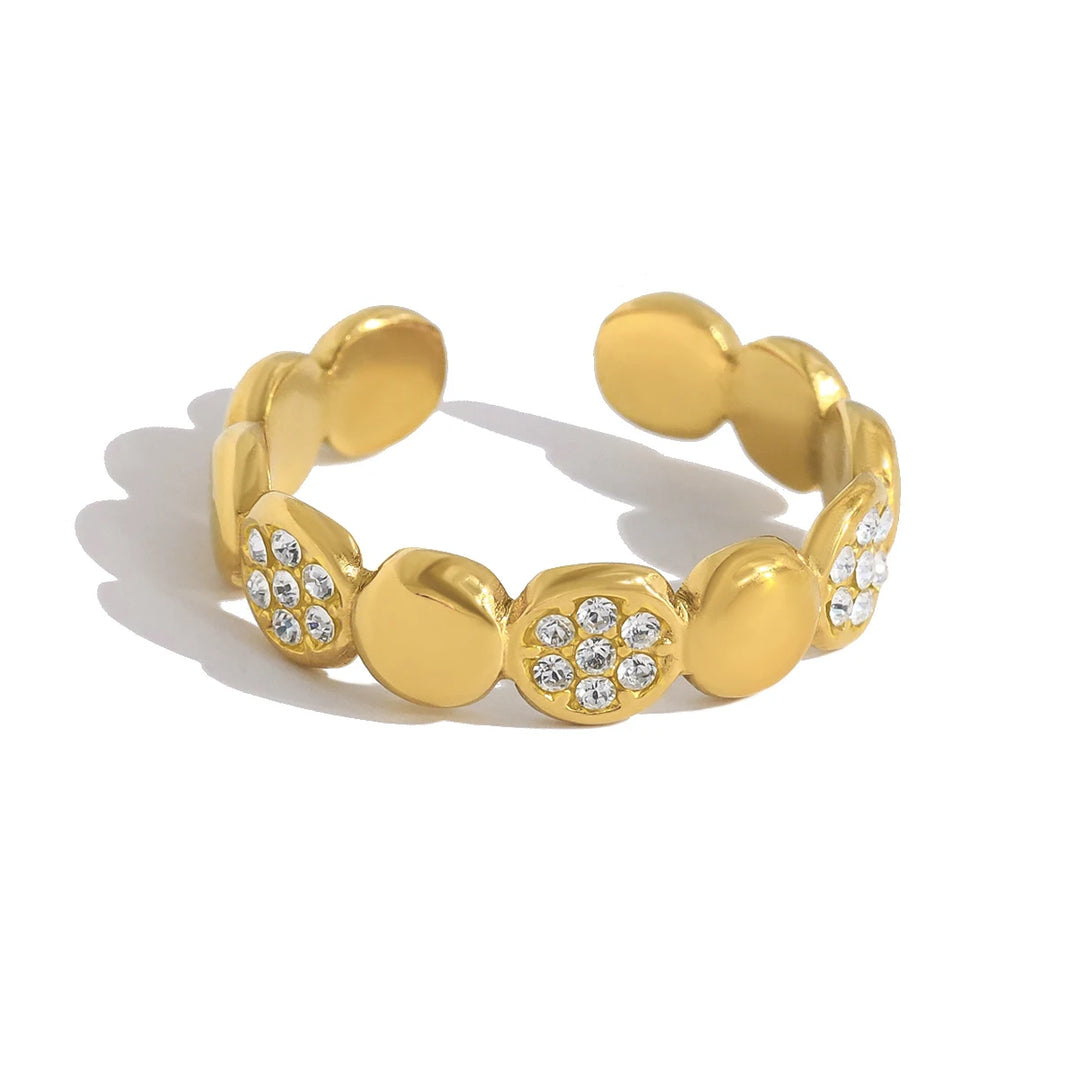 Aureline 18K Gold-Plated Waterproof Ring