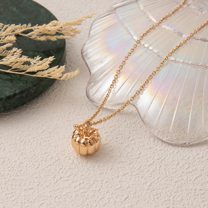 Lillian Pumpkin Charm Necklace