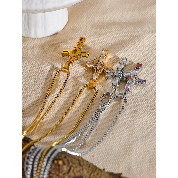 Divine Light Cross Necklace