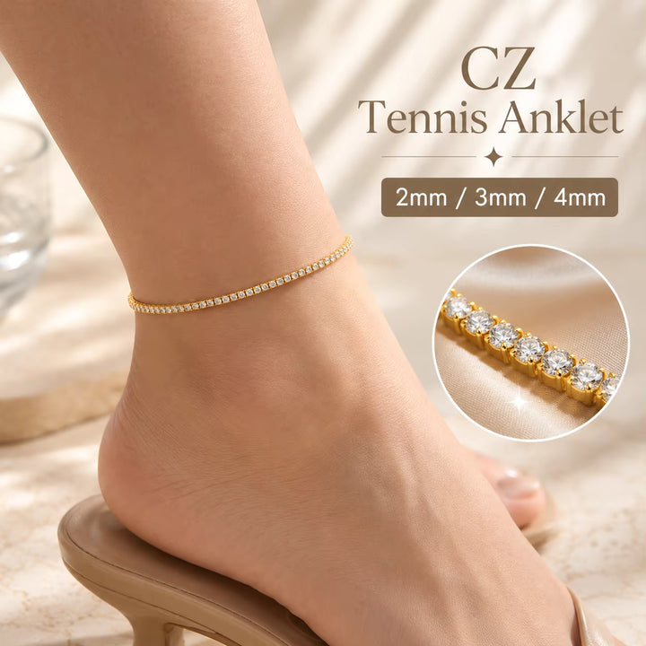 Stone By Stone Tennis Anklet