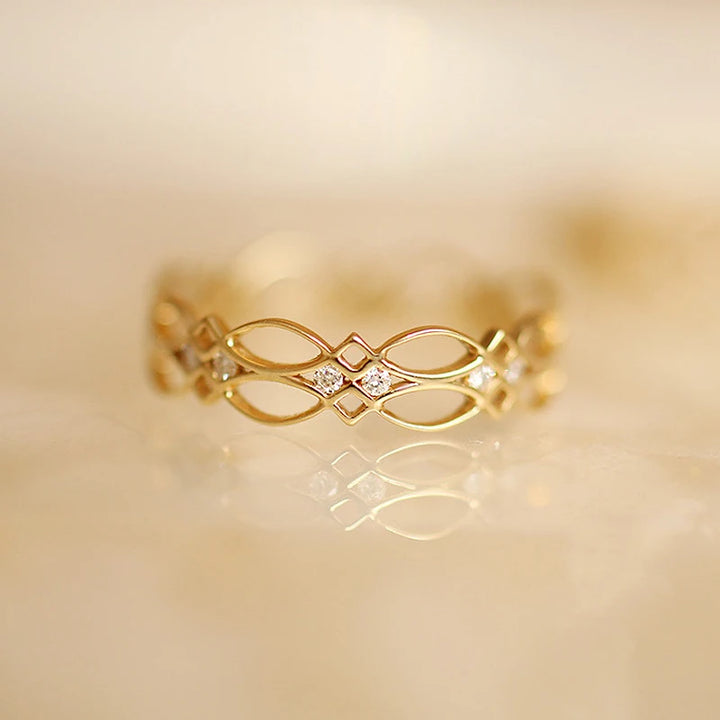 Daphne Oro Cage Ring