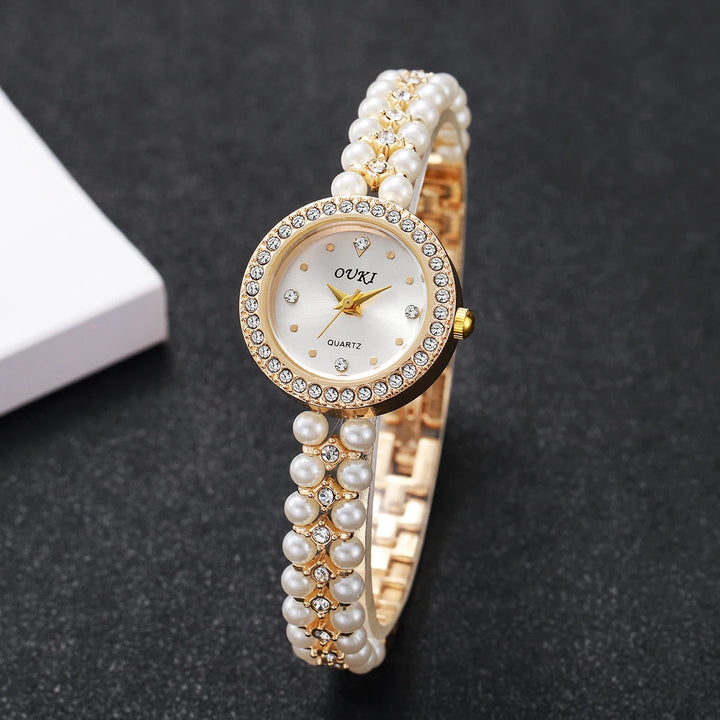Vivianne Pearl Bracelet Watch