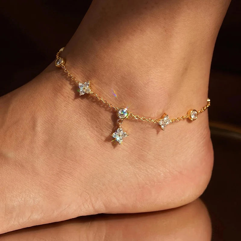 Sundrift Gold-Plated Silver Anklet