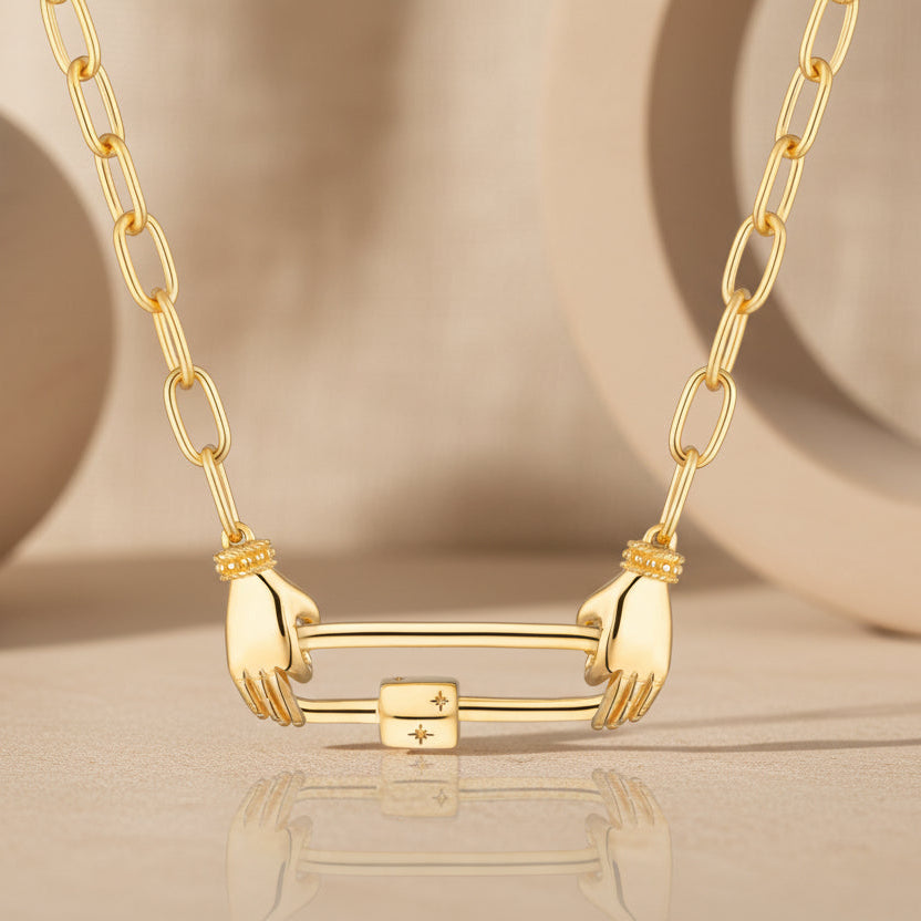 Secure Attachment Detachable Necklace