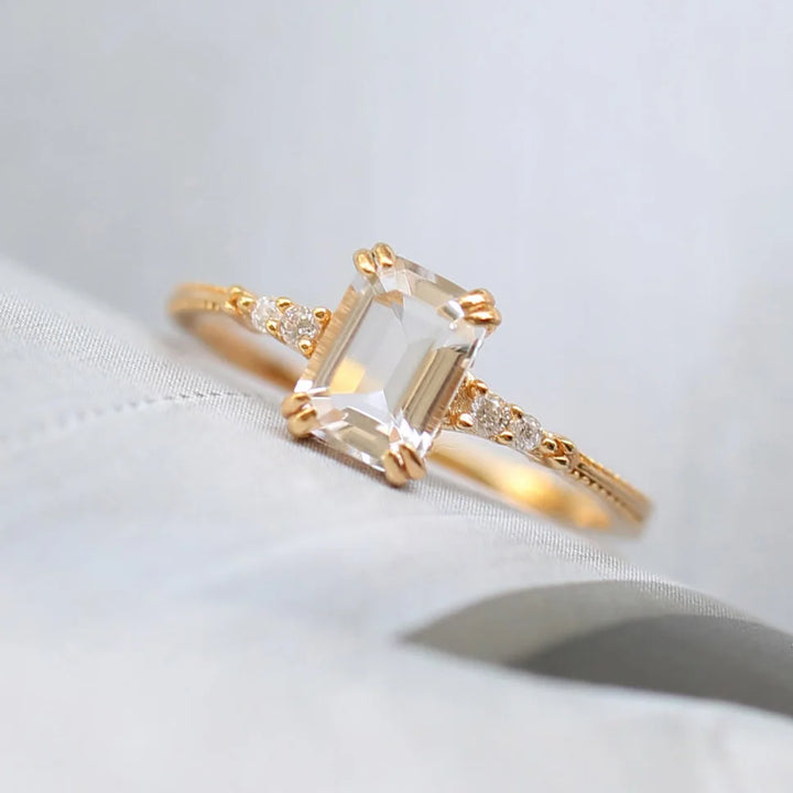 Halo Vow Silver Ring