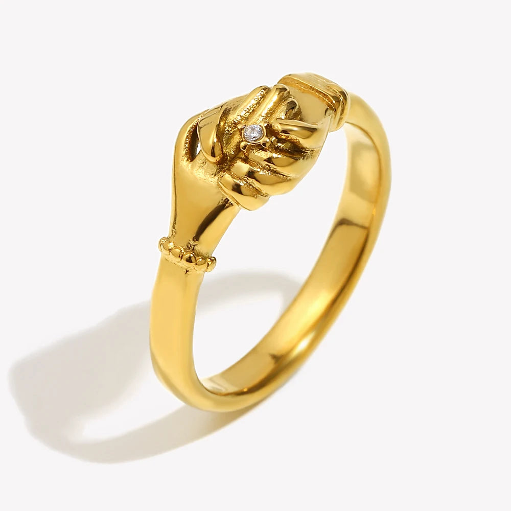 Golden Devotion Waterproof Promise Ring