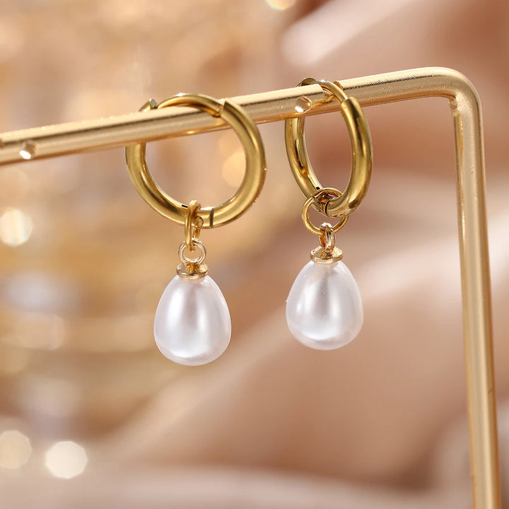 Ellie Pearls Waterproof Earrings