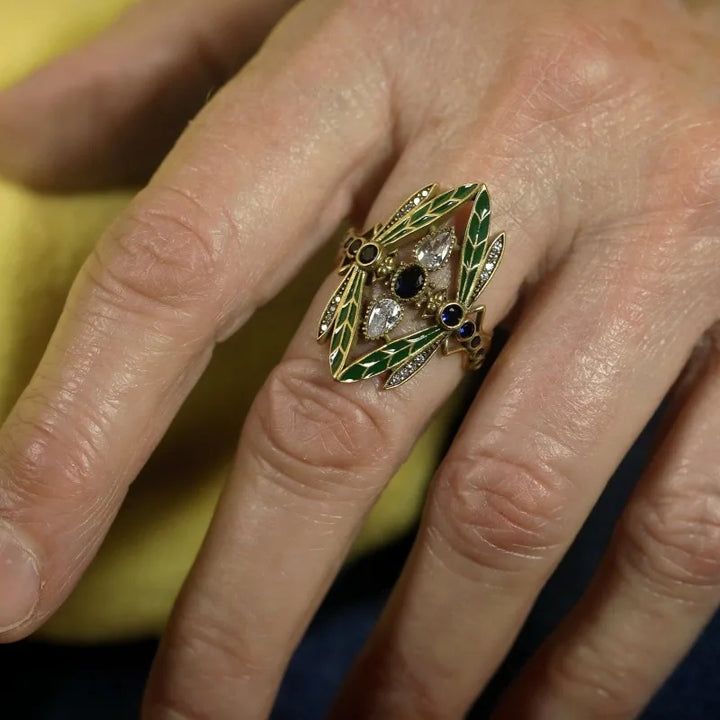 Valyria Mosaic Adjustable Ring