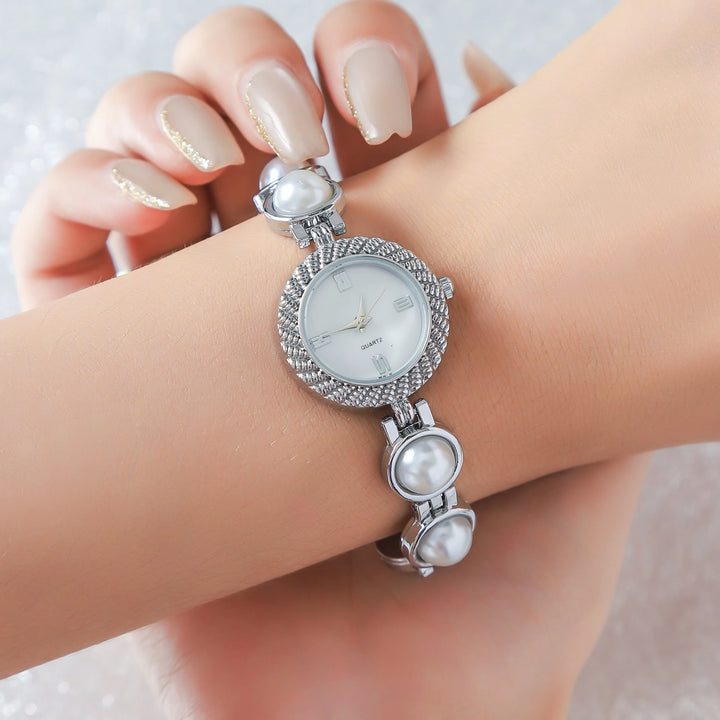 Valeria Pearl Bracelet Watch