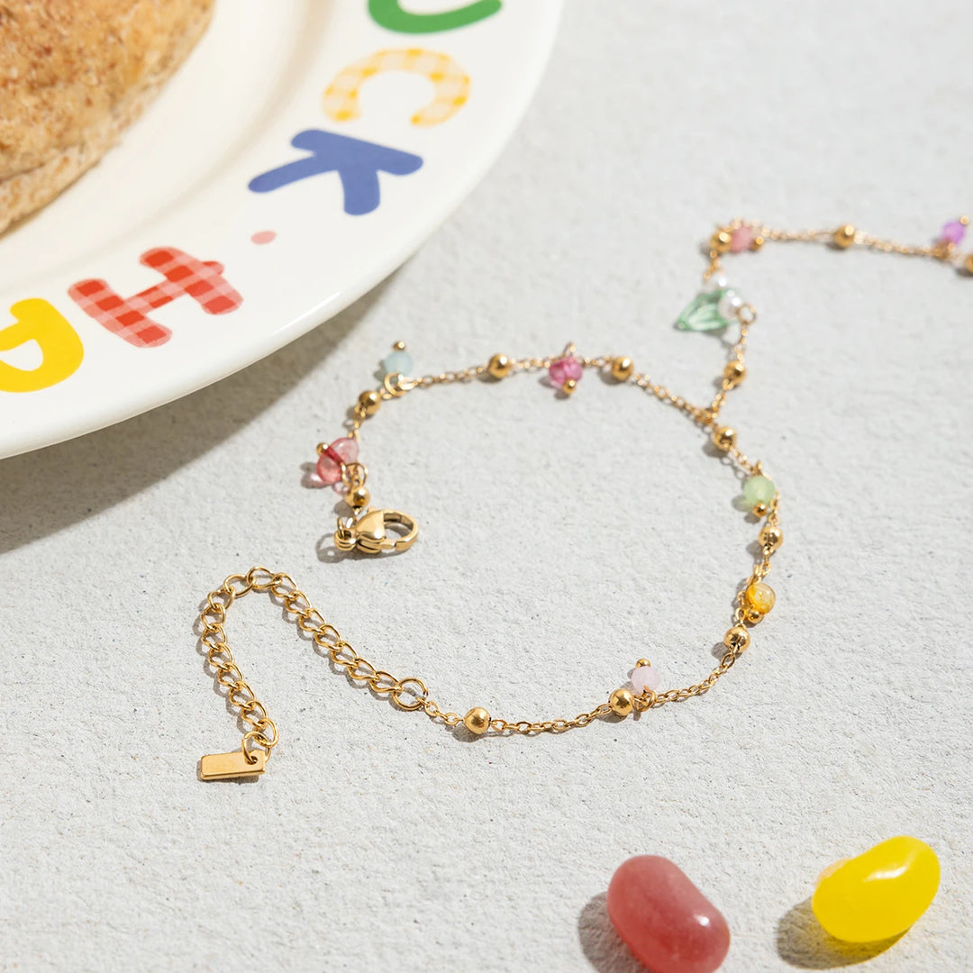Wildflower 18k Gold-Plated Hand Chain
