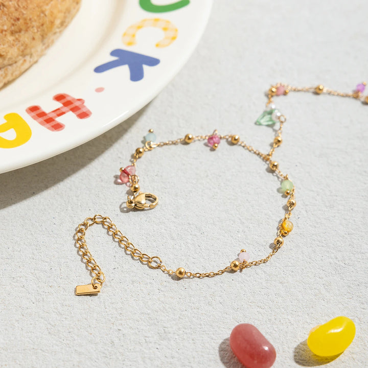 Wildflower 18k Gold-Plated Hand Chain