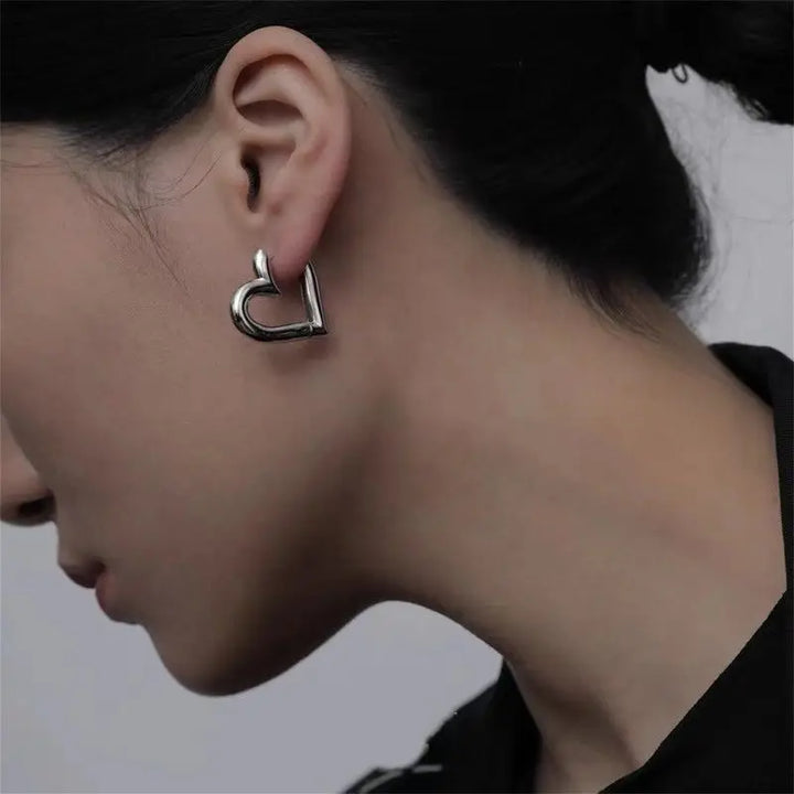 Closure Sterling Silver Earrings