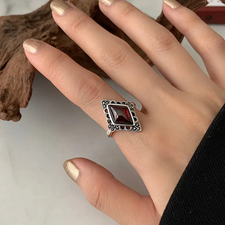 Baroque Ruby Ring