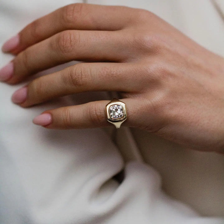 Queen's Hand 14k Gold-Plated Ring