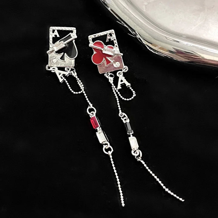 Ace Tassel Earrings