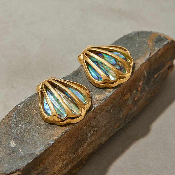 Célène Abalone Waterproof Earrings