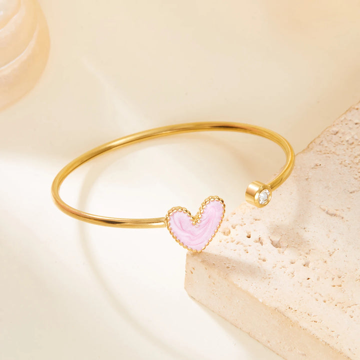 Dorian Prism Heart Bracelet