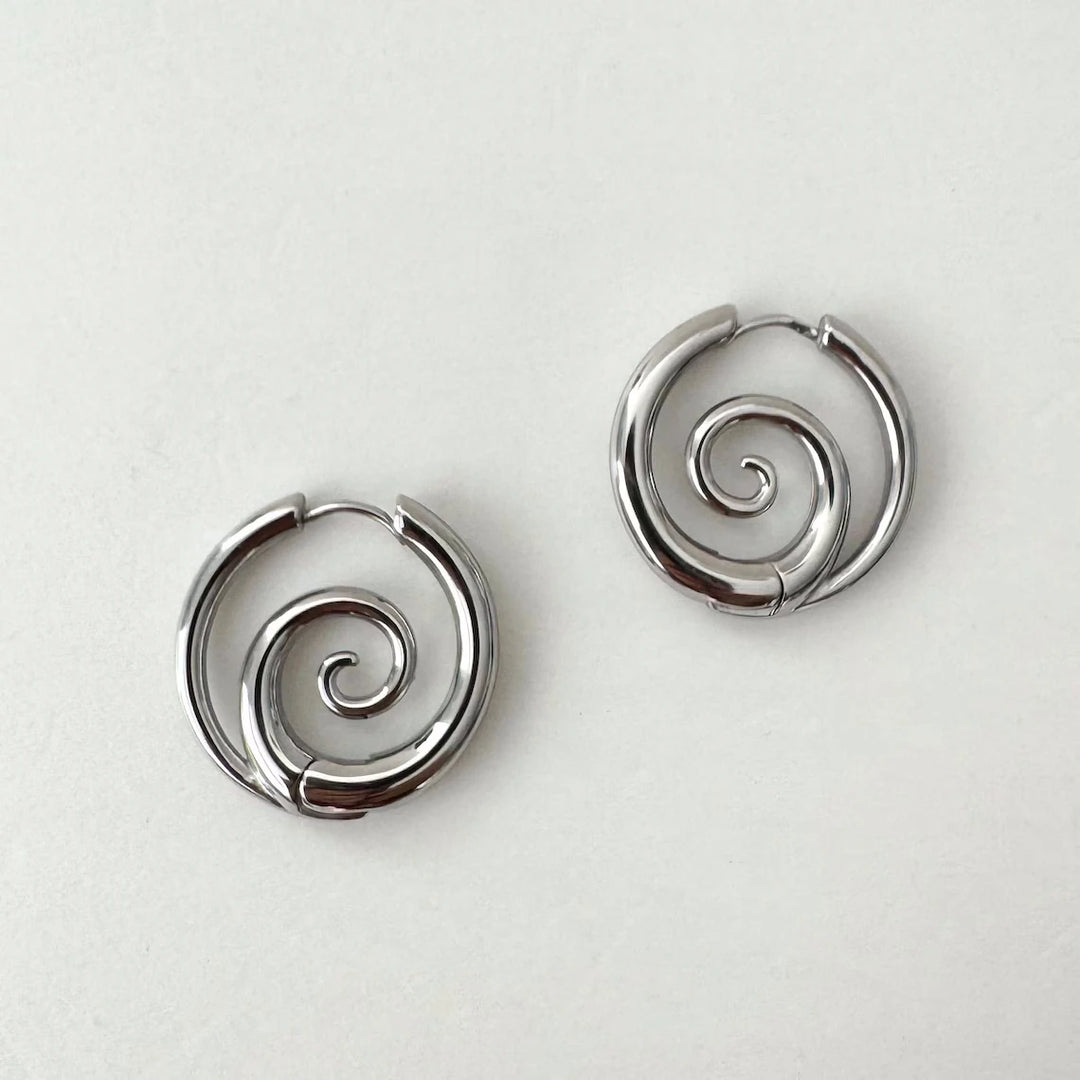 Kazumi Spiral Earrings