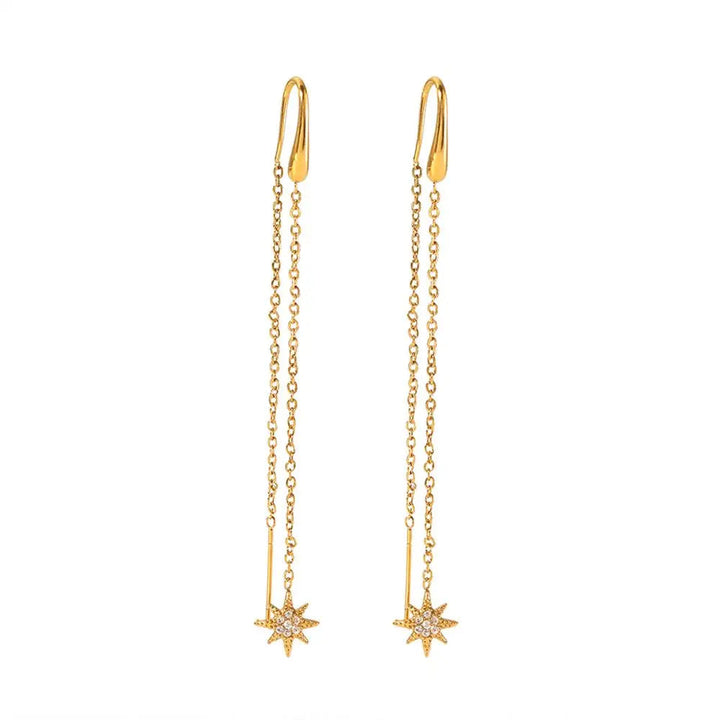 Persia Line 18k Gold Plated Earrings