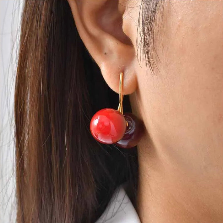 Cherry Pop Waterproof Earrings