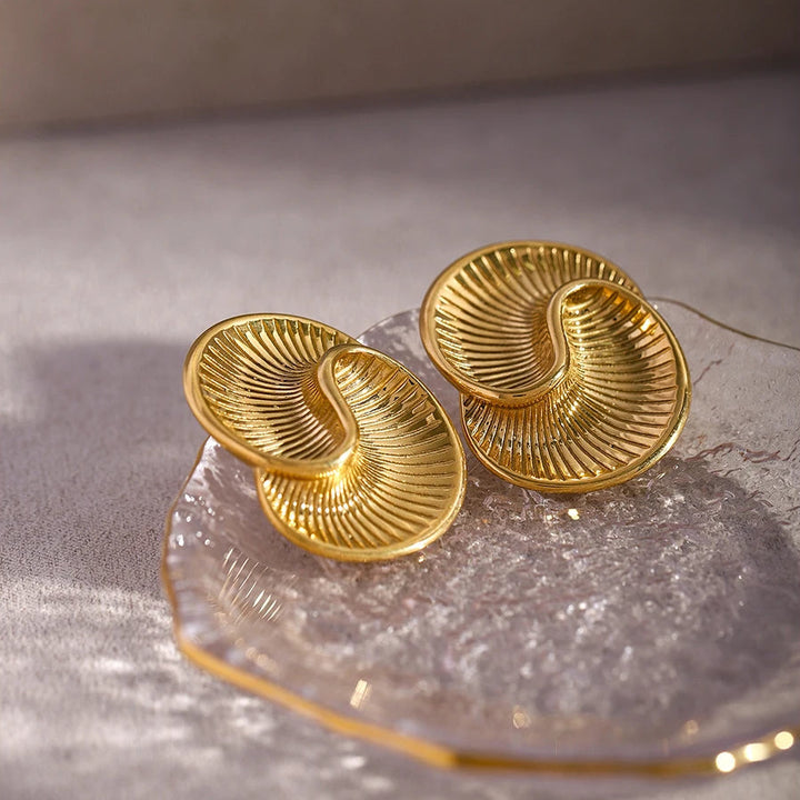 Hélixia Gold-Plated Studs