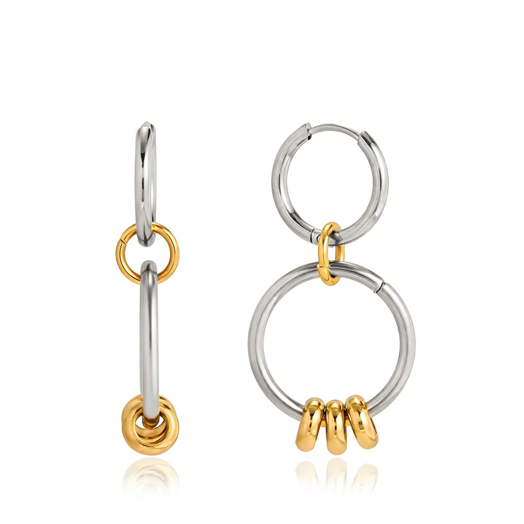 Infinity 18k Gold-Plated Earrings