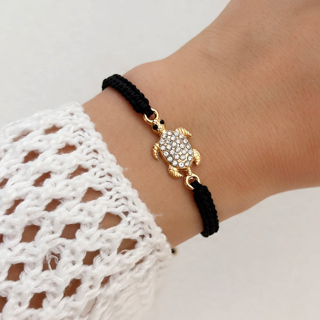 Tilly Pavé Turtle Ring