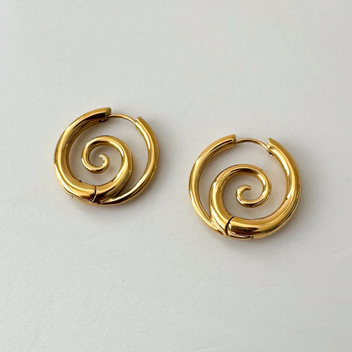 Kazumi Spiral Earrings