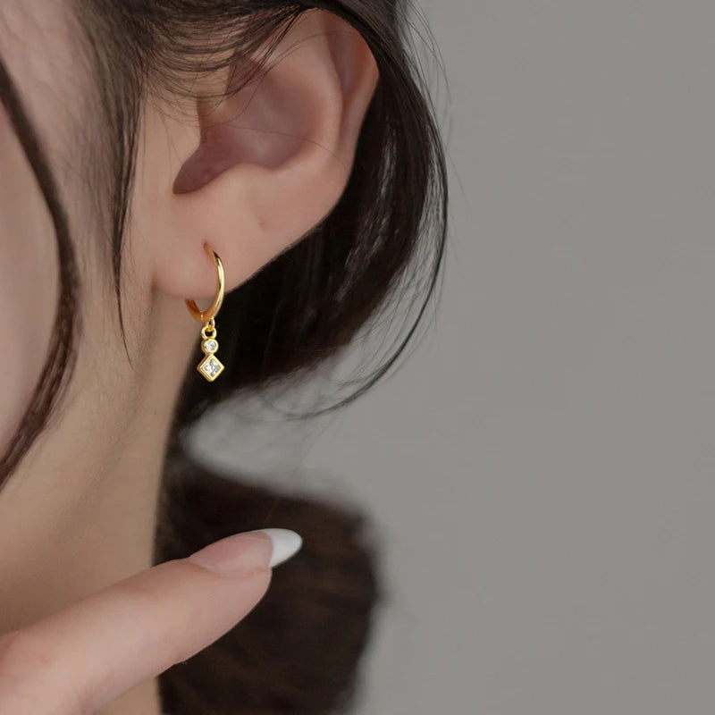 Little Star .1 Silver Hoops
