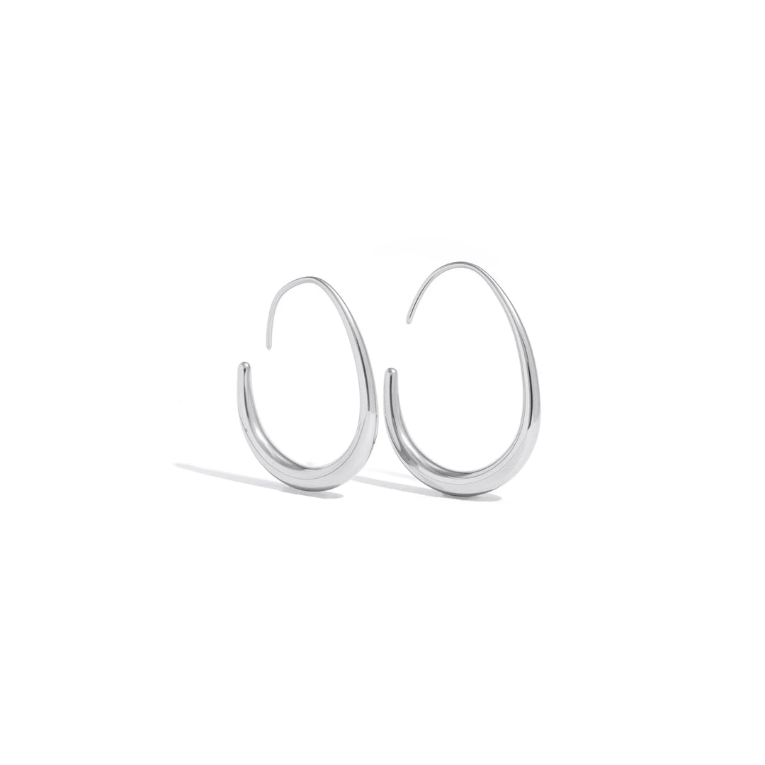 Essential Curve Gold-Plated Hoops