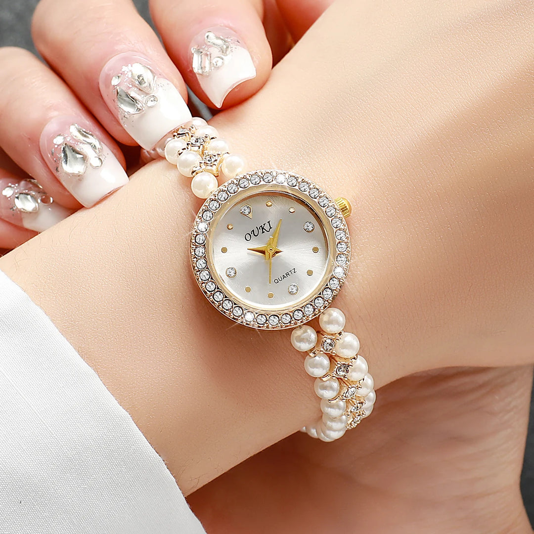 Vivianne Pearl Bracelet Watch