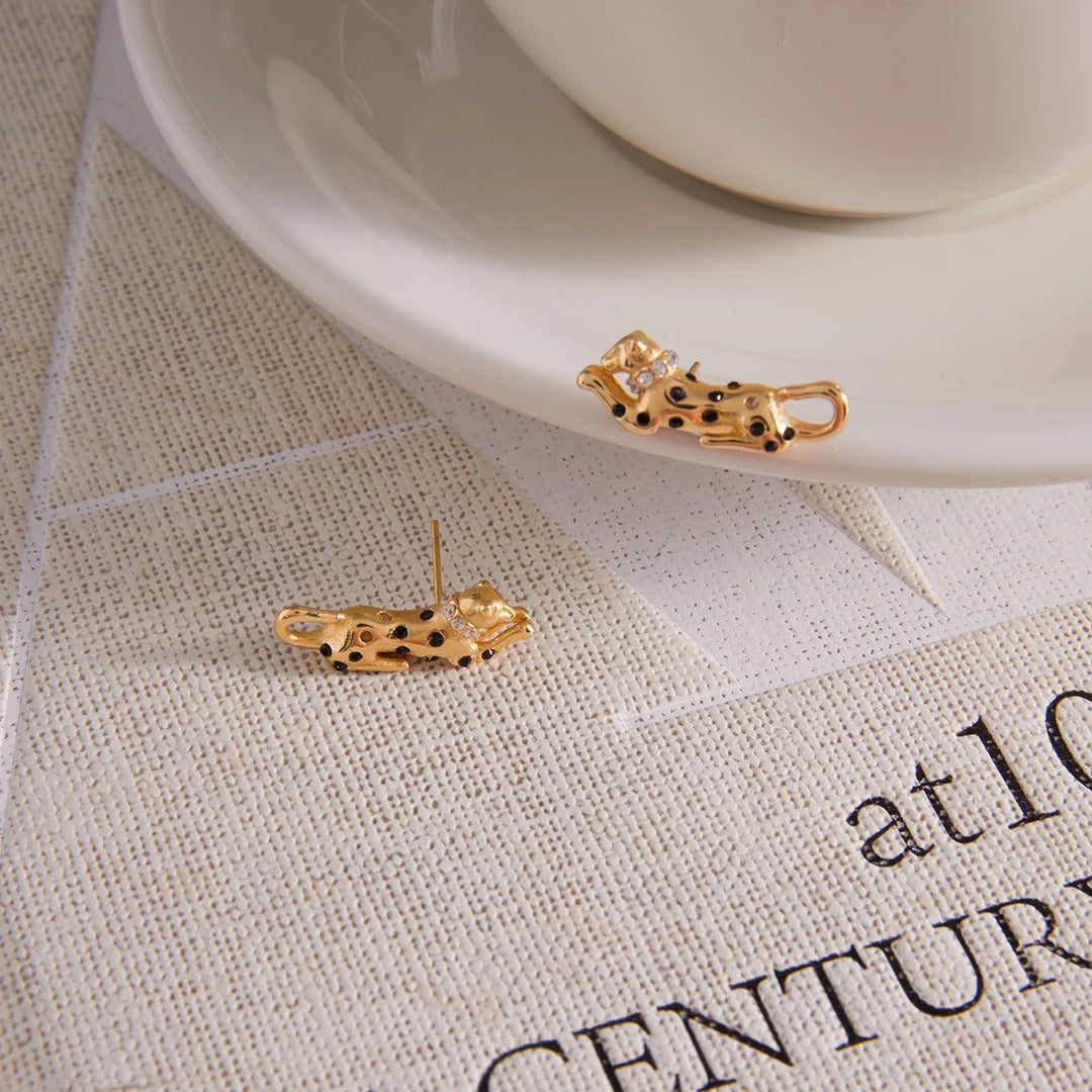 Softly Wild Gold-Plated Earrings