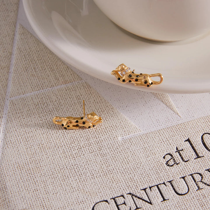 Softly Wild Gold-Plated Earrings
