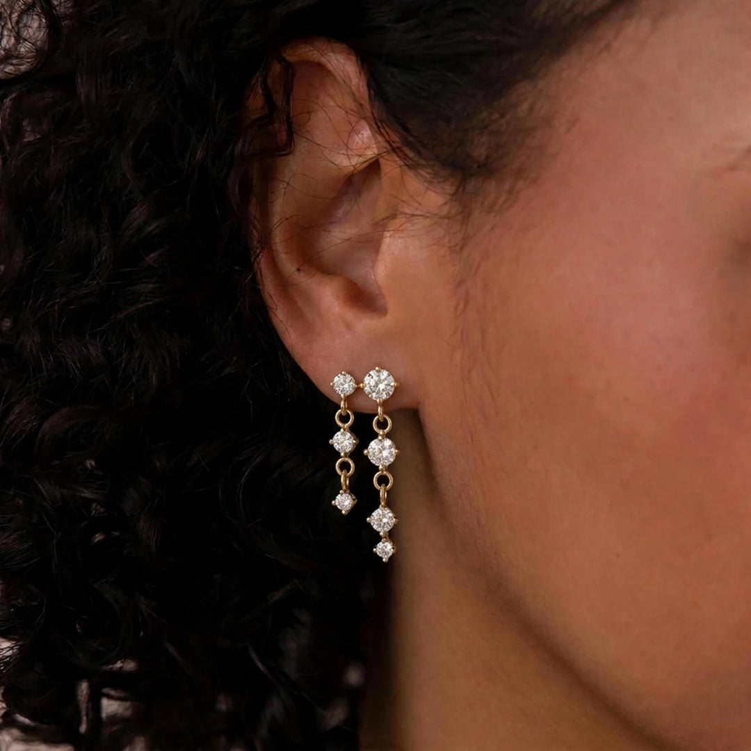 Aurelia Twin Drop Earrings