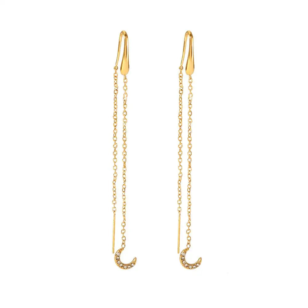 Persia Line 18k Gold Plated Earrings