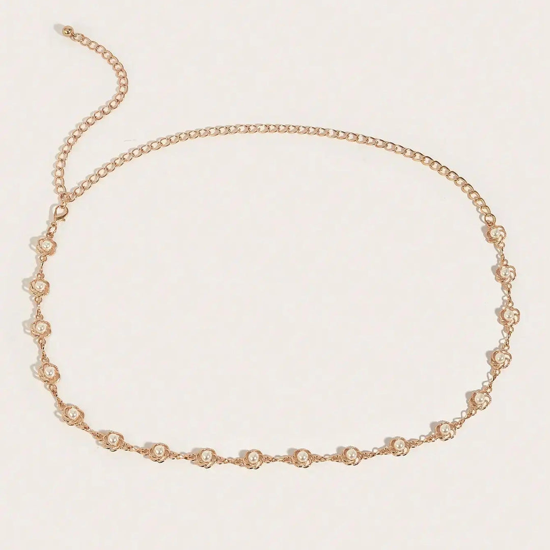 Mallow Rosette Waist Chain