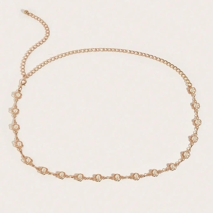 Mallow Rosette Waist Chain
