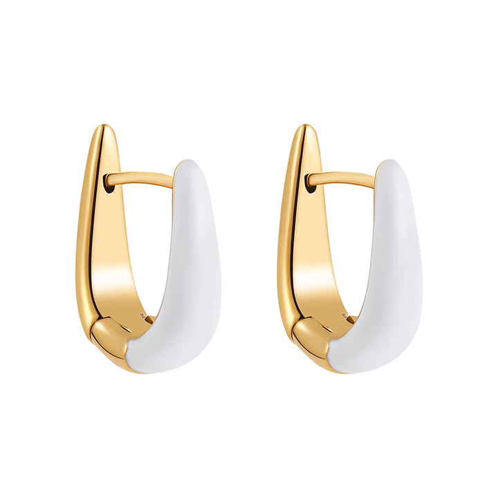 Forma U 18k Gold-Plated Hoops