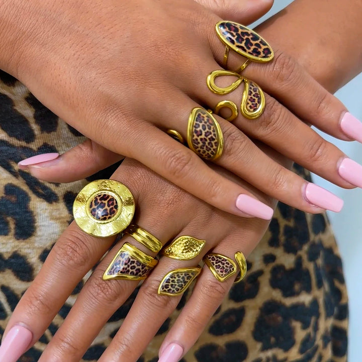 Marclaire Tortoise Inlay Ring