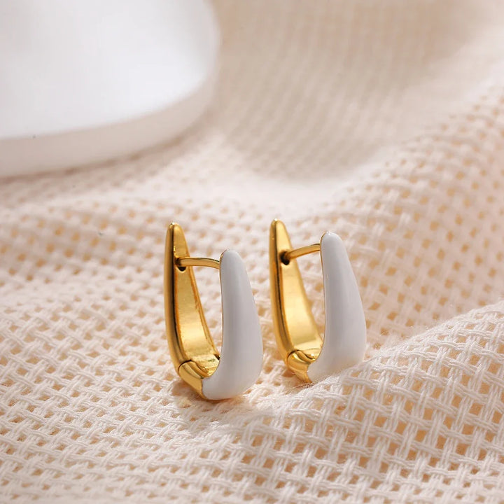 Forma U 18k Gold-Plated Hoops
