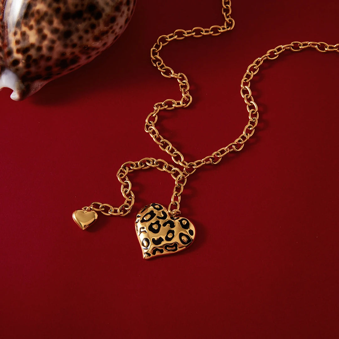 Intuitive Heart Gold-Plated Necklace