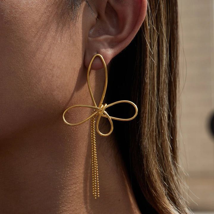 Continuity Gold-Plated Earrings