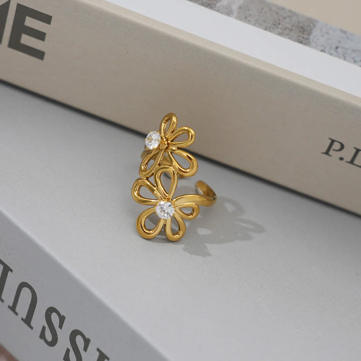 Summer's Bliss White Zirconia Ring